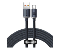 BASEUS USB - USB-C Crystal 100W 1.2m (czarny) CAJY000401 - 1159775 - zdjęcie 1